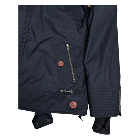 OAKLEY Gretchen Bleiler Collection Ski Snowboard Waterproof Coat Jacket Womens L - Picture 7 of 8
